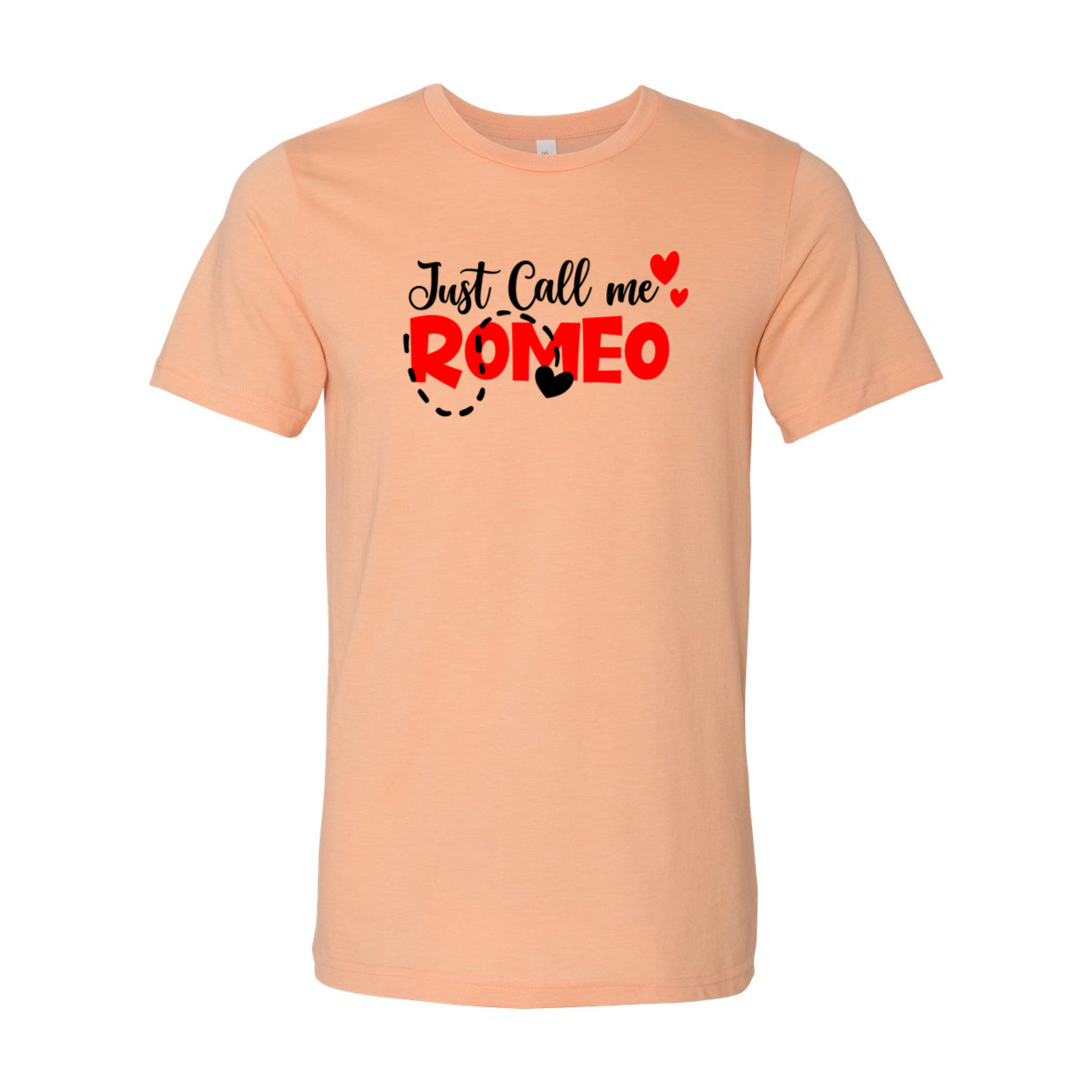 Unisex Just Call Me Romeo Shirt in various colors, showcasing its soft fabric and stylish design.