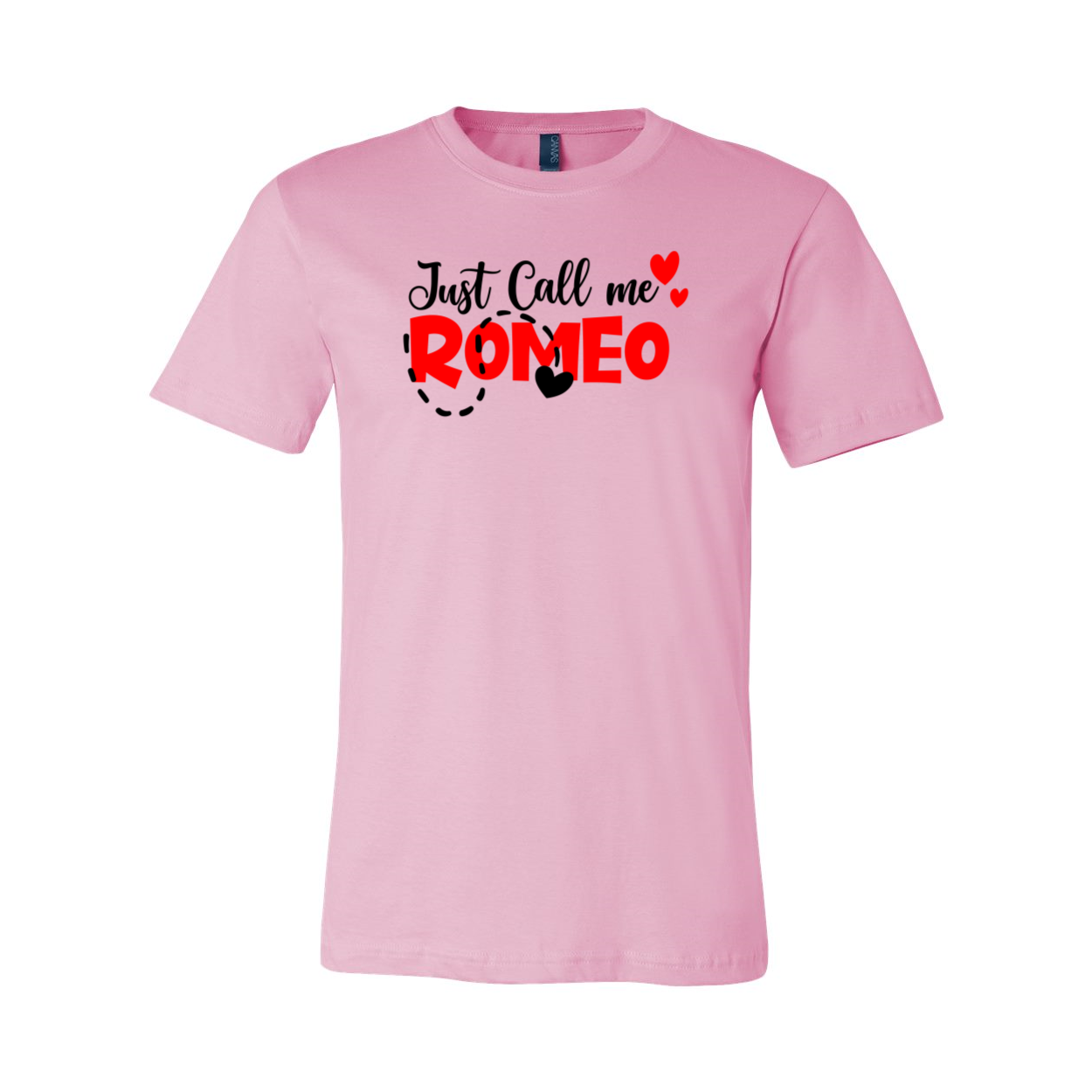 Unisex Just Call Me Romeo Shirt in various colors, showcasing its soft fabric and stylish design.