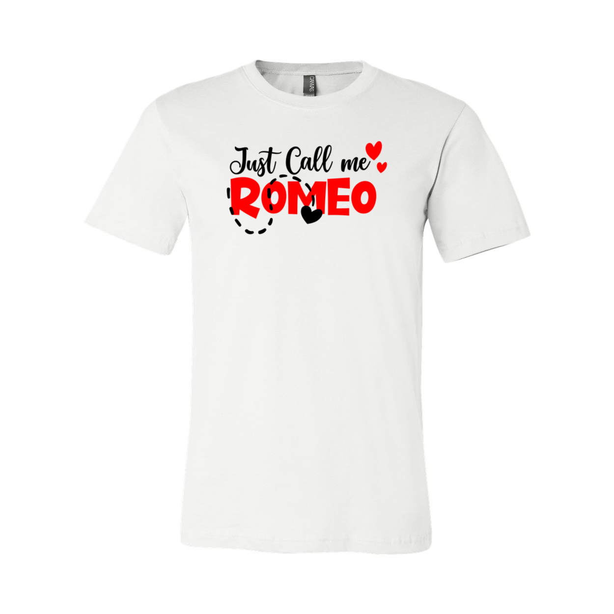 Unisex Just Call Me Romeo Shirt in various colors, showcasing its soft fabric and stylish design.