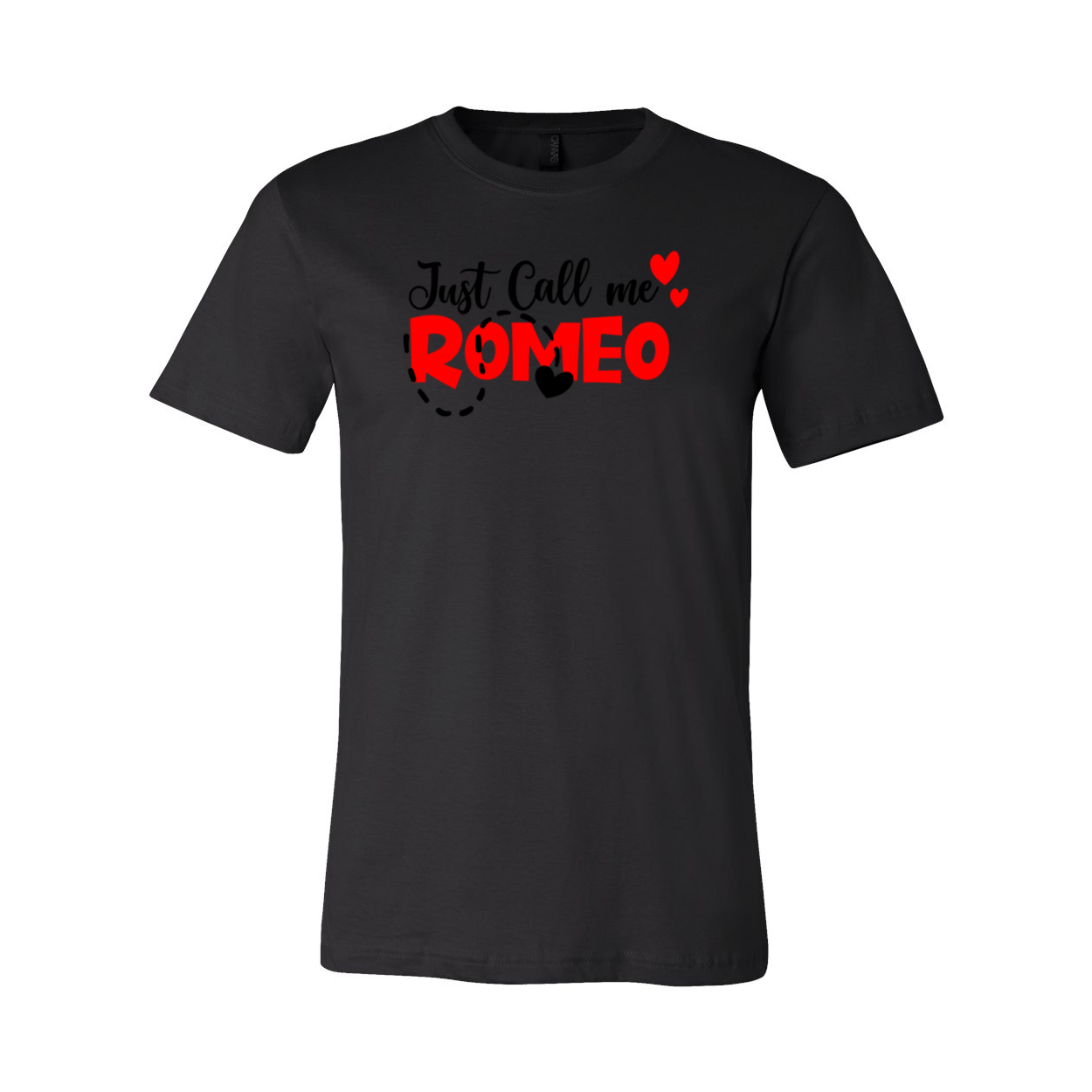 Unisex Just Call Me Romeo Shirt in various colors, showcasing its soft fabric and stylish design.