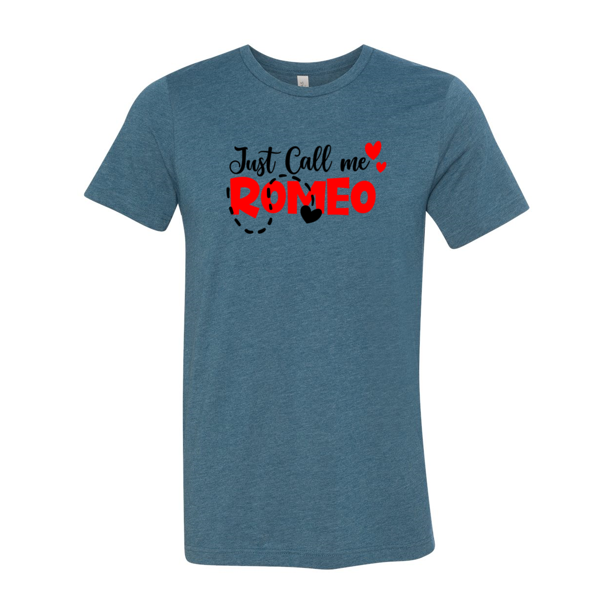 Unisex Just Call Me Romeo Shirt in various colors, showcasing its soft fabric and stylish design.