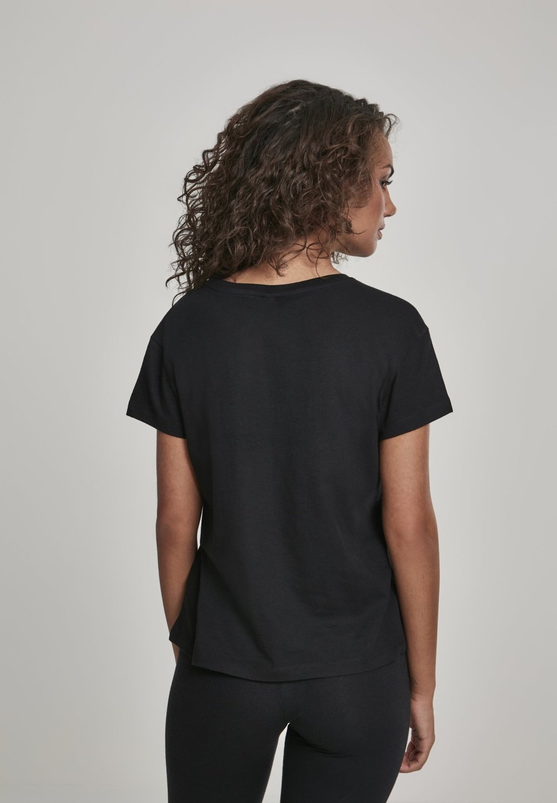 Ladies Waiting For Friday Box T-Shirt in soft cotton, featuring an oversized fit and stylish design.