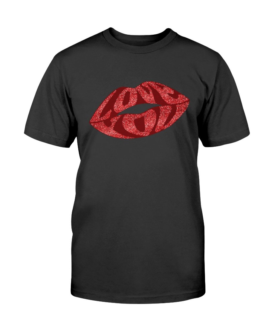 Lisp Love Shirt in various colors, showcasing its unisex design and comfortable fabric.