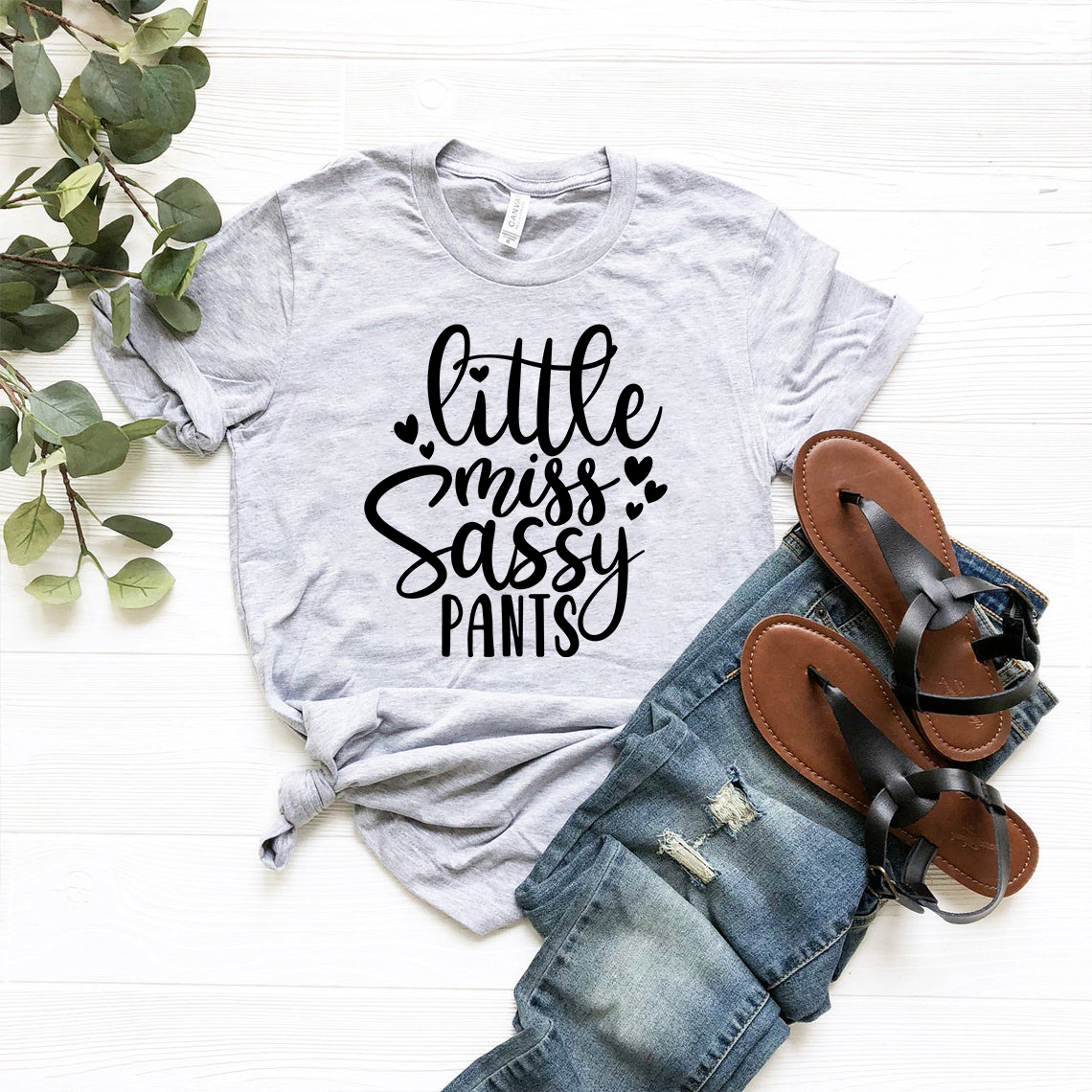 Little Miss Sassy Pants Shirt in various colors, showcasing its soft fabric and stylish design.