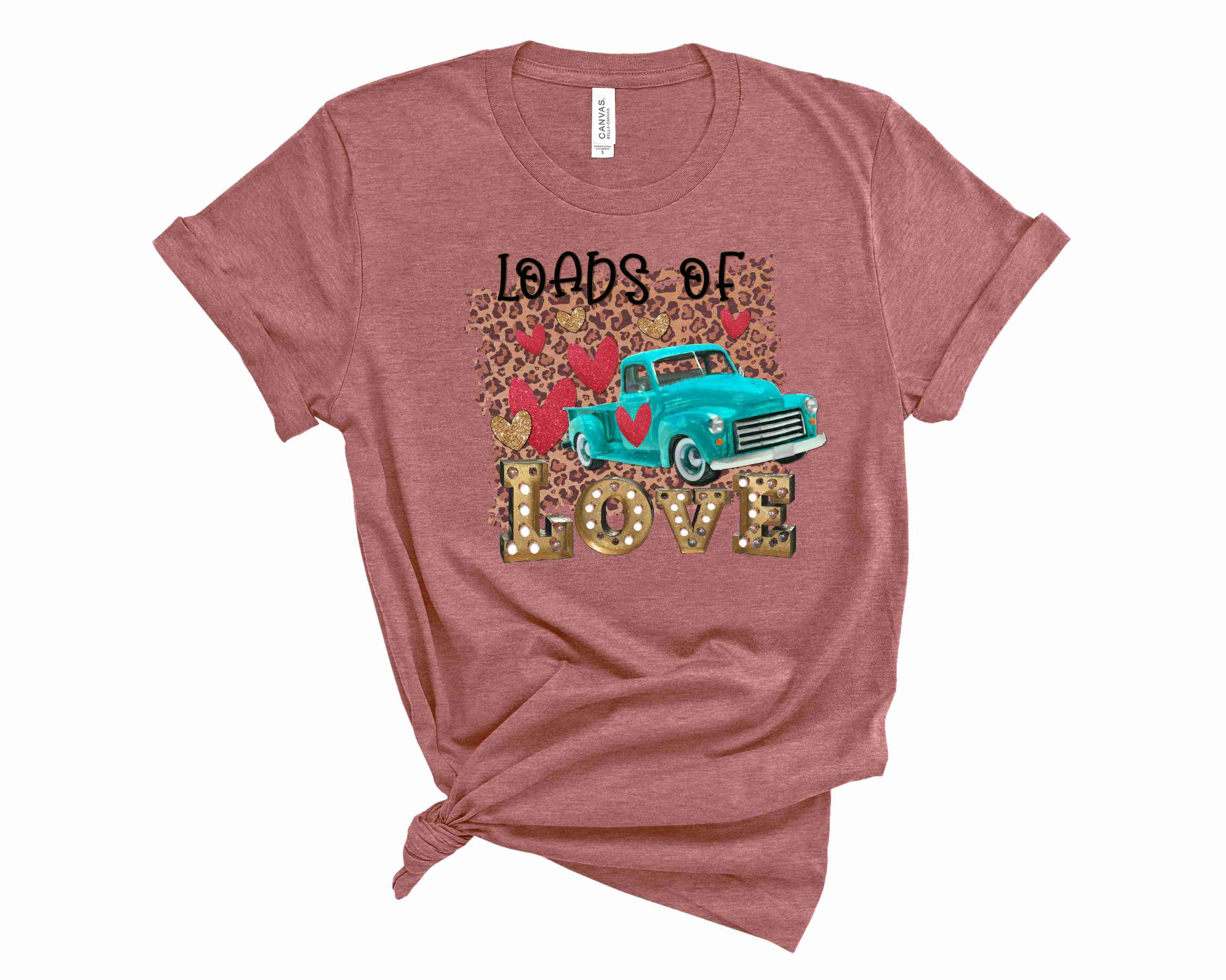 Loads of Love Graphic Tee featuring a vibrant design on a soft unisex t-shirt.