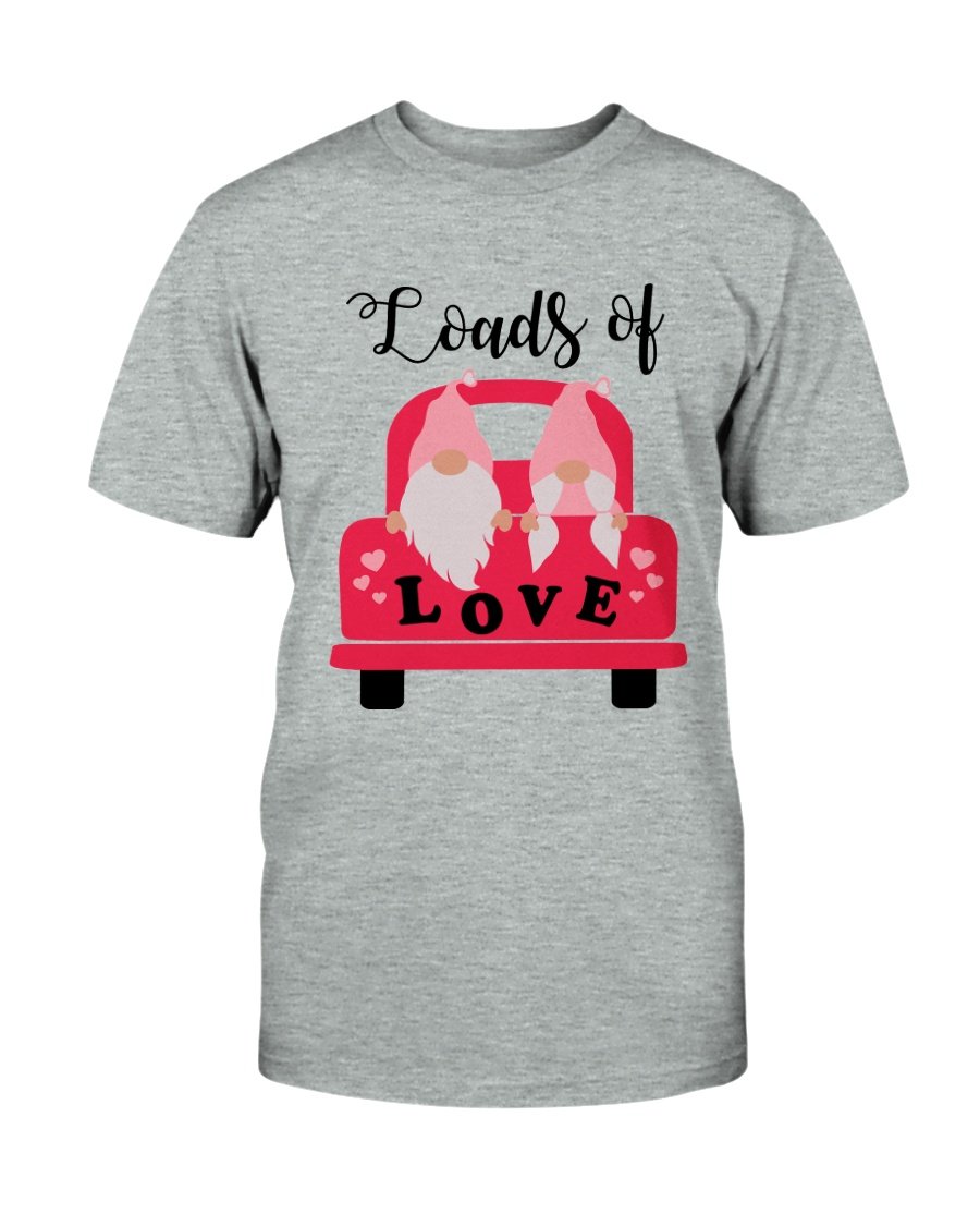 Loads Of Love Shirt in various colors, showcasing its soft fabric and stylish design.