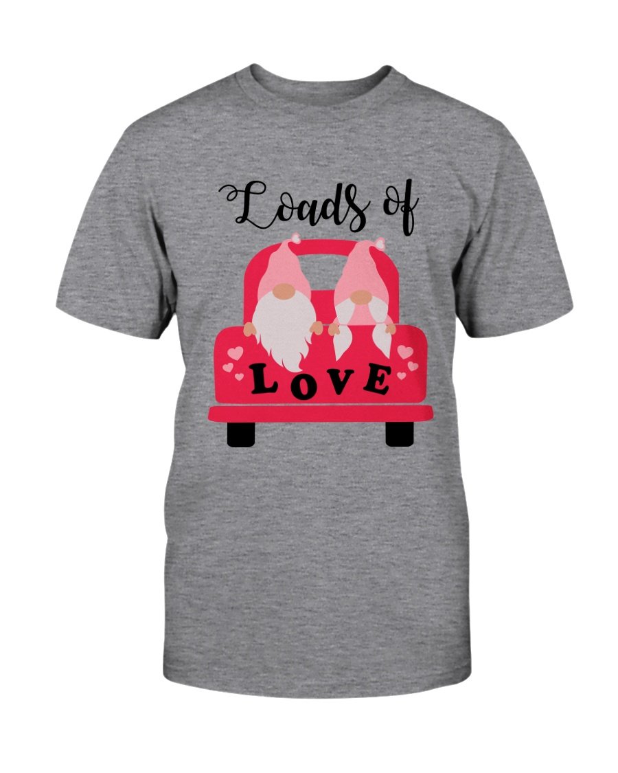 Loads Of Love Shirt in various colors, showcasing its soft fabric and stylish design.