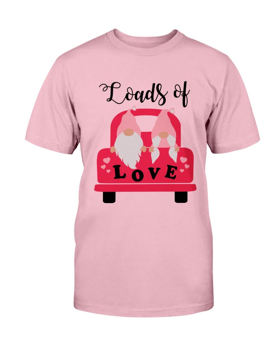 Loads Of Love Shirt in various colors, showcasing its soft fabric and stylish design.