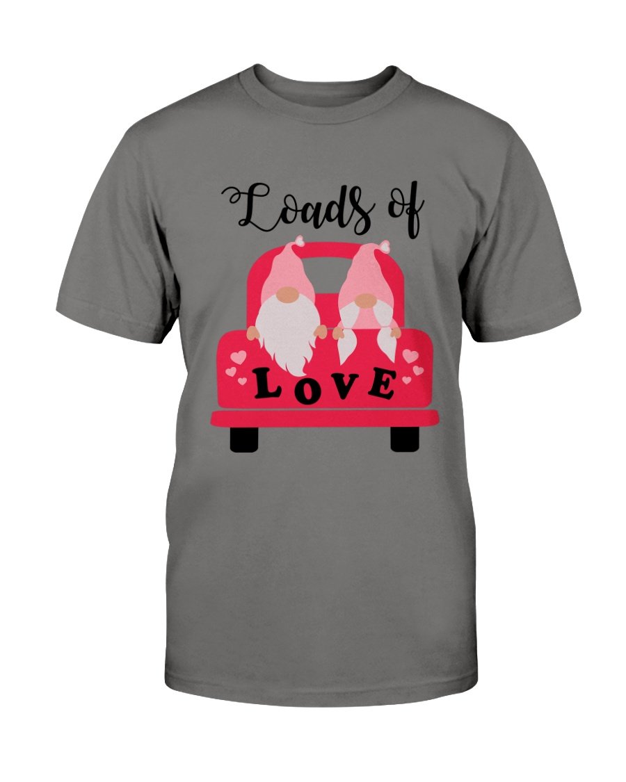 Loads Of Love Shirt in various colors, showcasing its soft fabric and stylish design.