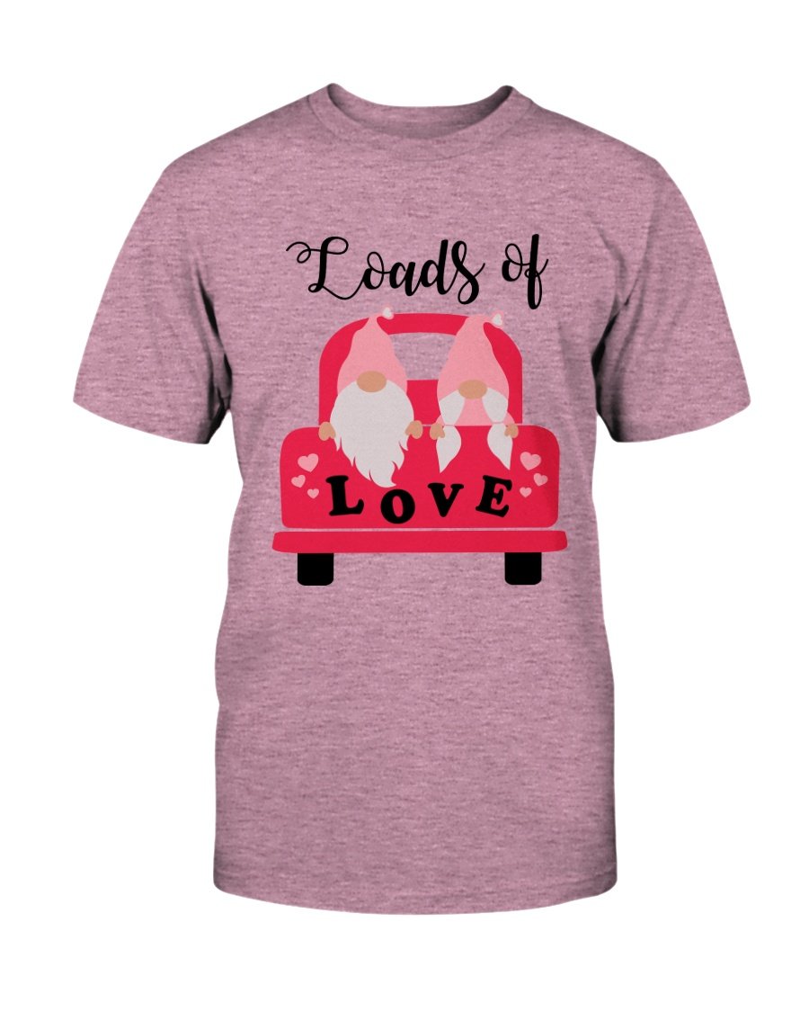 Loads Of Love Shirt in various colors, showcasing its soft fabric and stylish design.