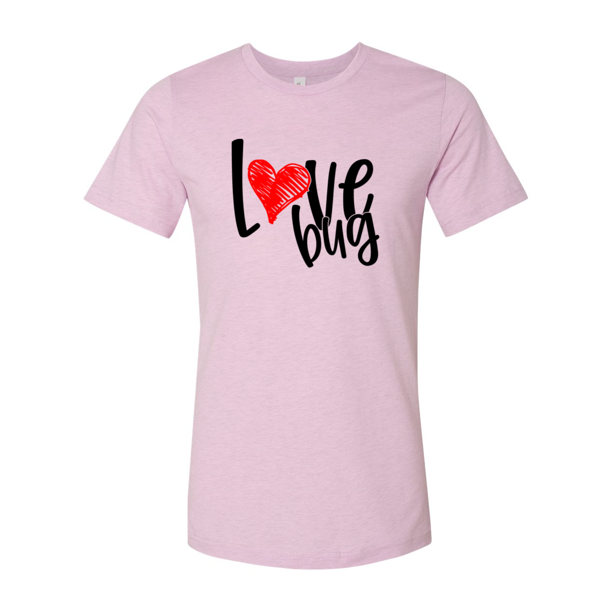 A stylish unisex Love Bug Shirt made from soft ring spun cotton, available in various colors and sizes.