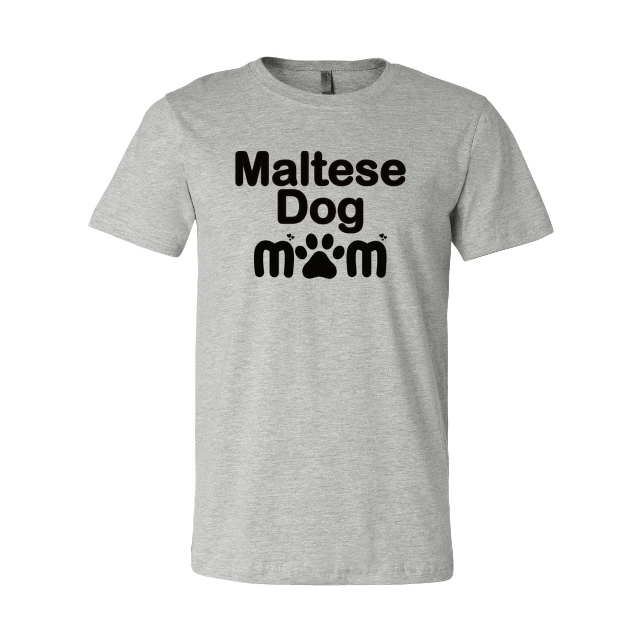 A stylish Maltese Dog Mom Shirt in various colors, showcasing a comfortable fit and high-quality print.