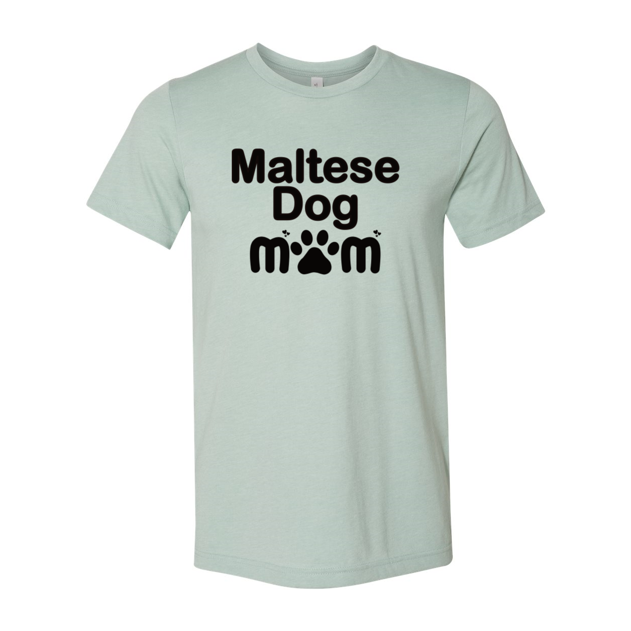 A stylish Maltese Dog Mom Shirt in various colors, showcasing a comfortable fit and high-quality print.