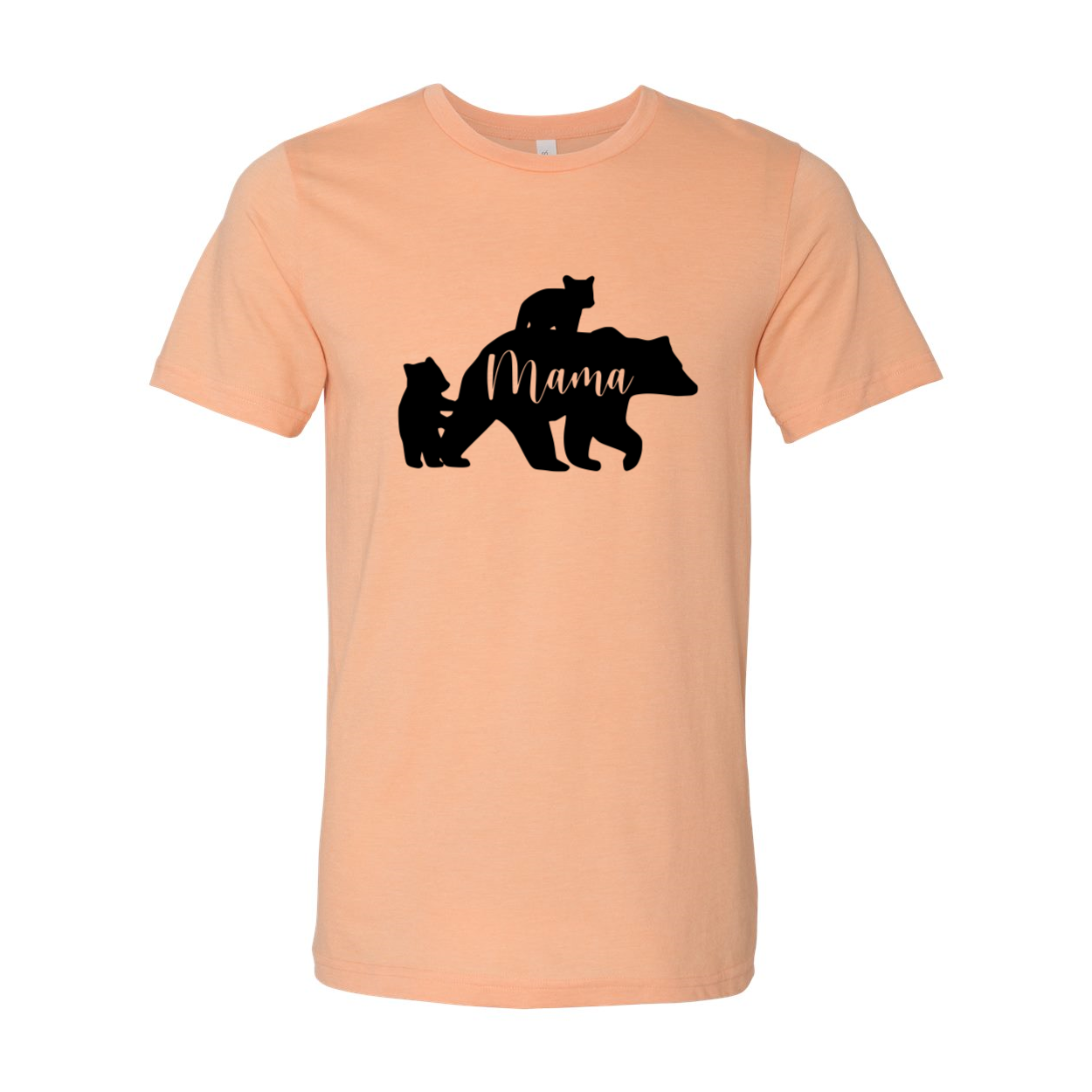 Mama Bear Shirt in various colors, showcasing its unisex design and soft fabric.