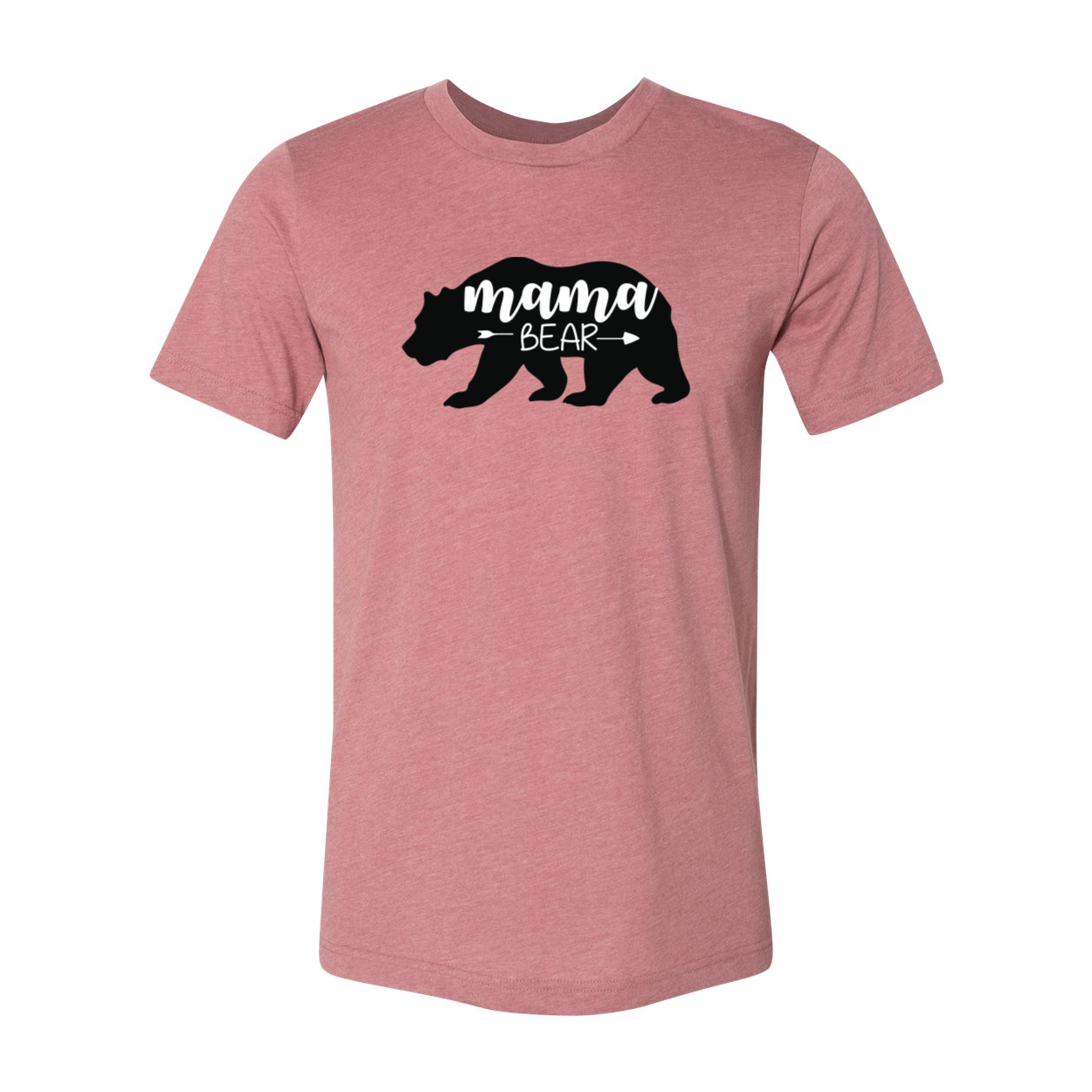 Mama Bear T-shirt in various colors, showcasing its soft fabric and stylish design.