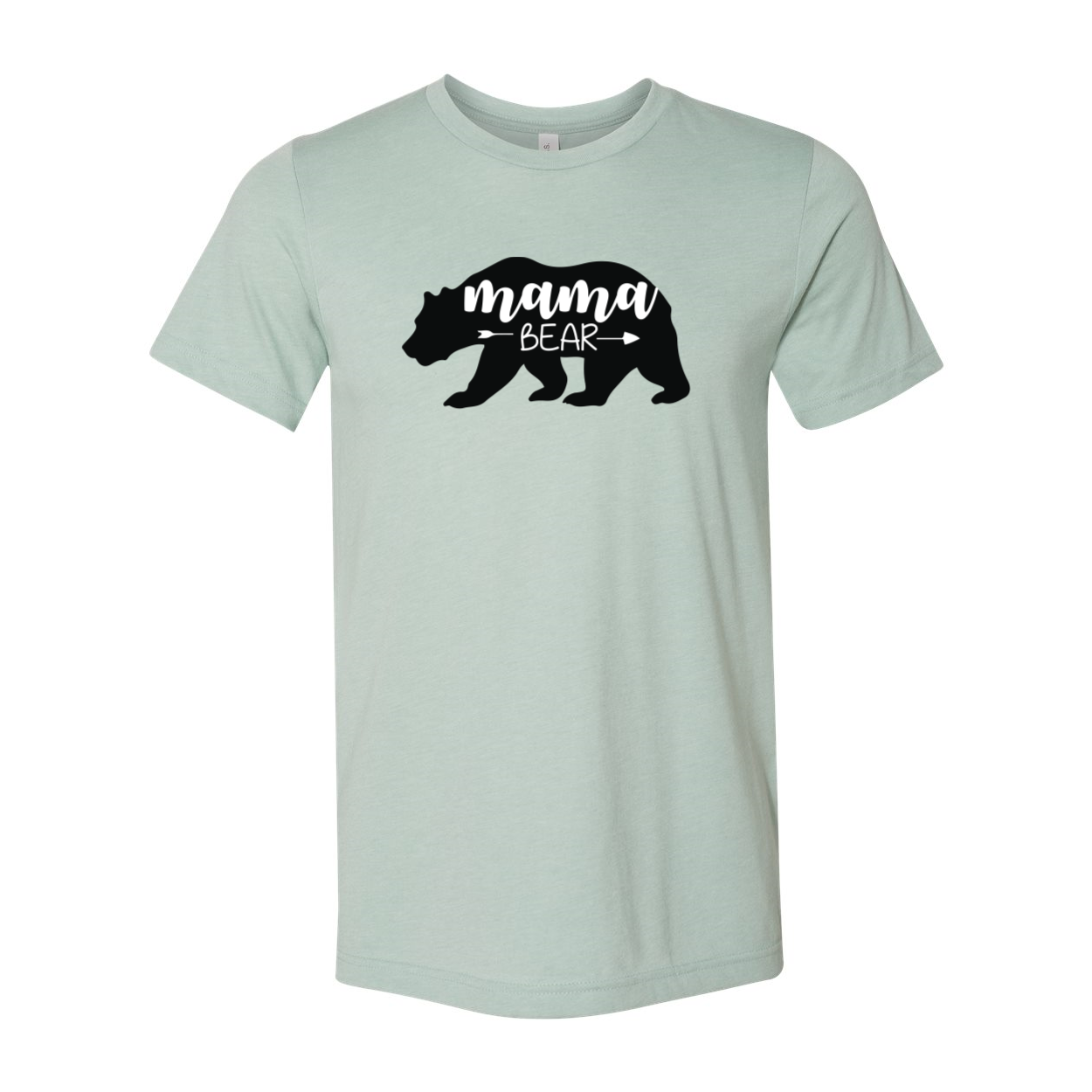 Mama Bear T-shirt in various colors, showcasing its soft fabric and stylish design.