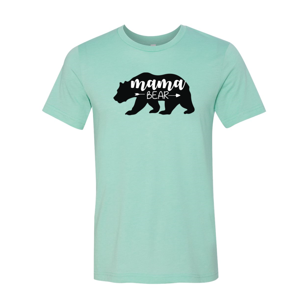 Mama Bear T-shirt in various colors, showcasing its soft fabric and stylish design.