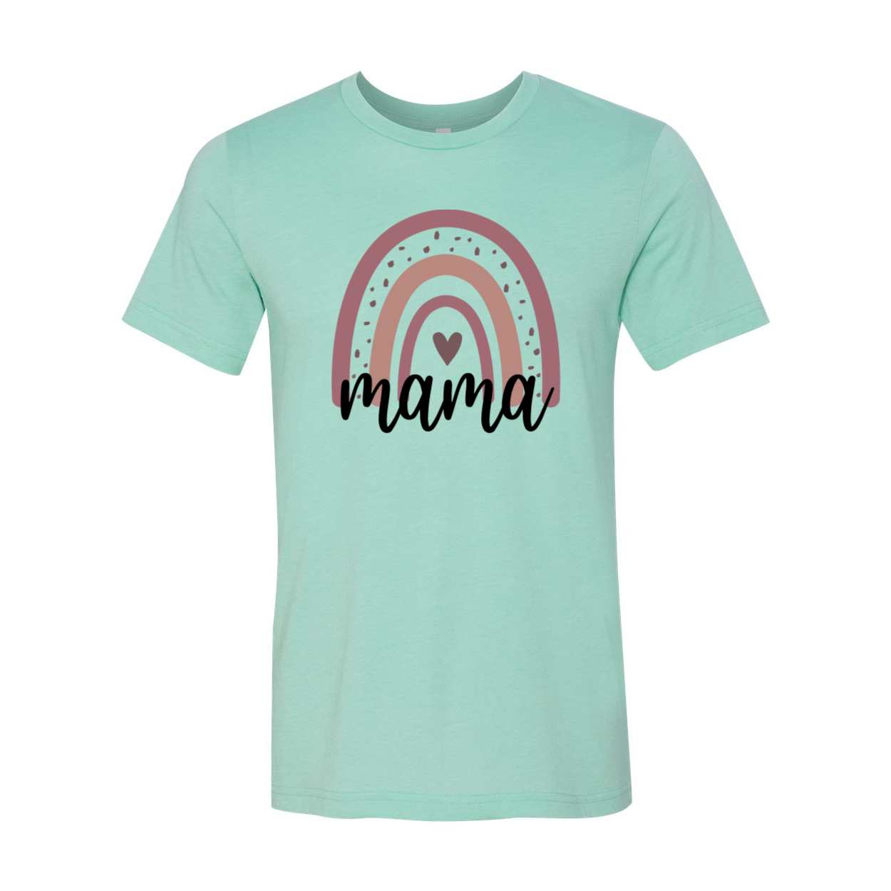 A stylish unisex Mama Shirt made from soft ring spun cotton, available in various colors and sizes, featuring a classic crew neck and short sleeves.