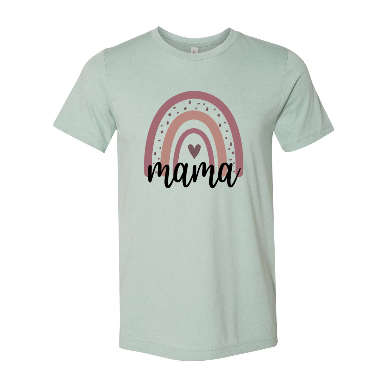 A stylish unisex Mama Shirt made from soft ring spun cotton, available in various colors and sizes, featuring a classic crew neck and short sleeves.