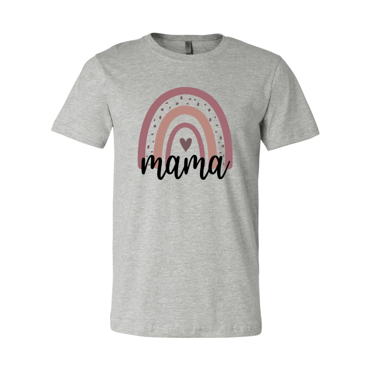 A stylish unisex Mama Shirt made from soft ring spun cotton, available in various colors and sizes, featuring a classic crew neck and short sleeves.