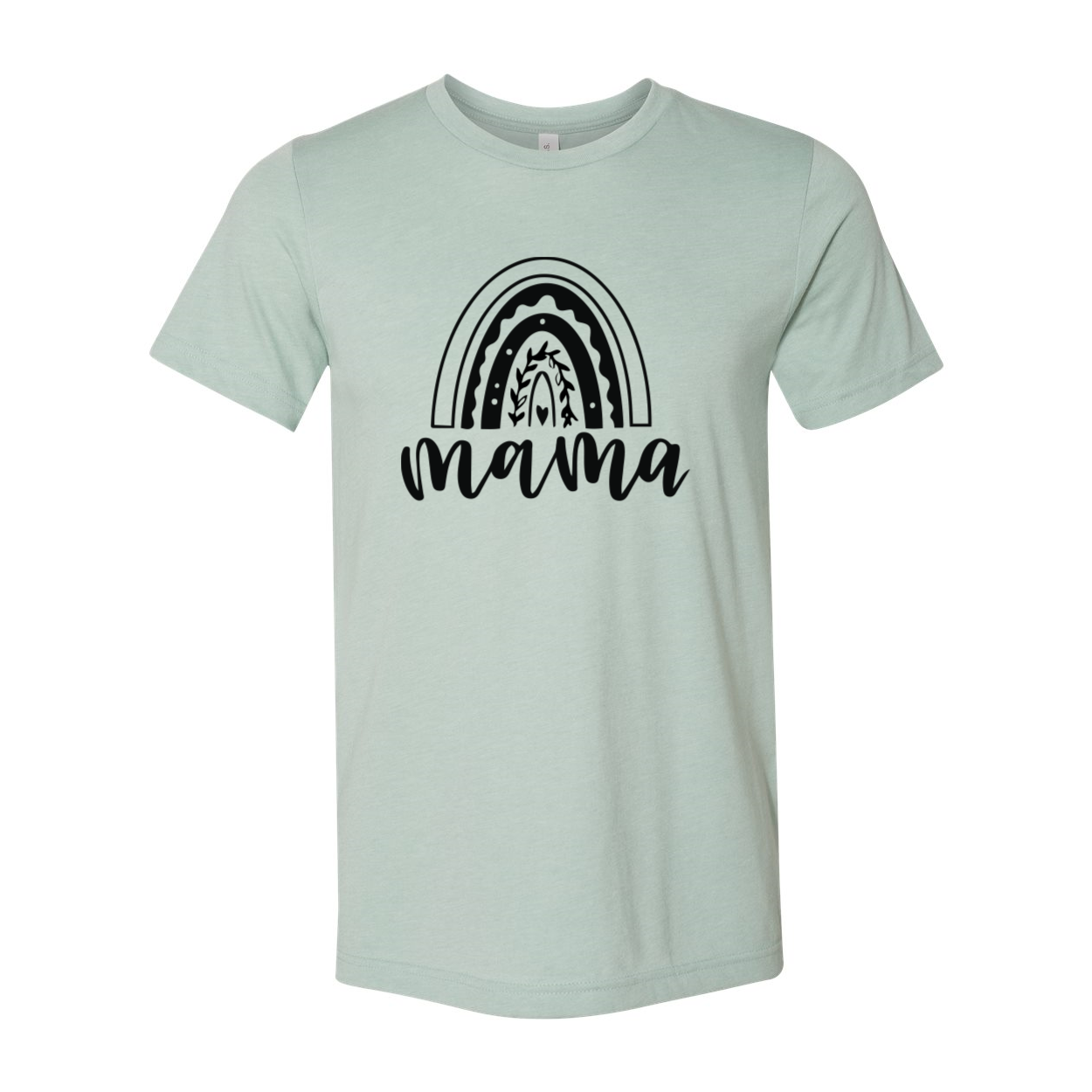 A stylish unisex Mama Shirt made from soft ring spun cotton, available in various colors and sizes, featuring a classic crew neck and short sleeves.