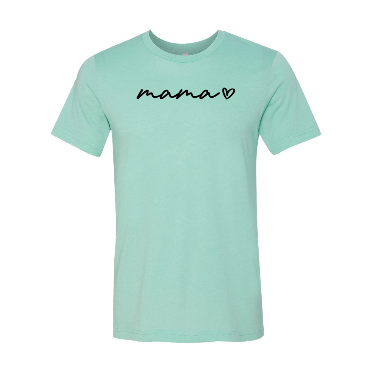 A stylish unisex Mama Shirt made from soft ring spun cotton, available in multiple colors and sizes, featuring a classic crew neck and short sleeves.