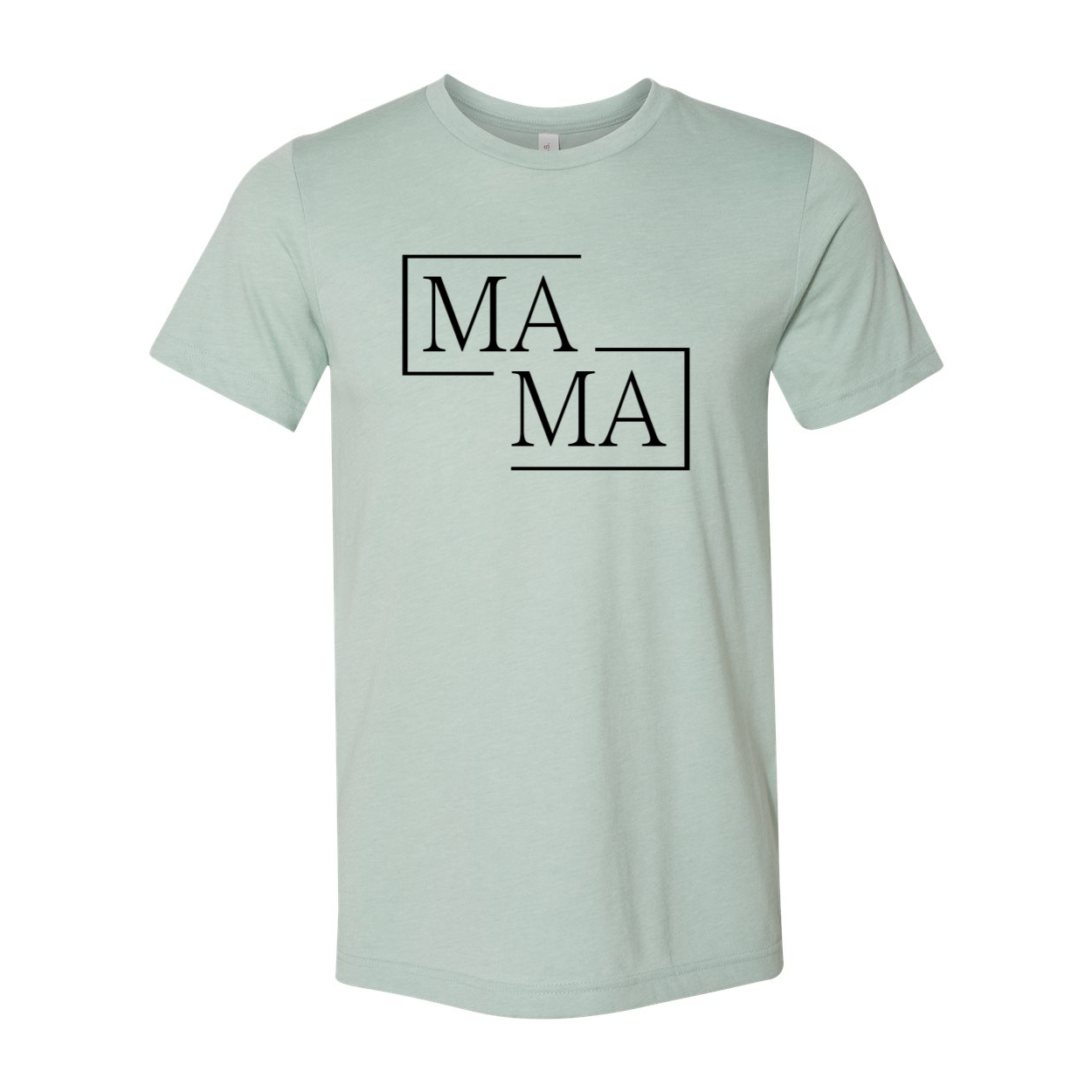 A stylish unisex Mama Shirt made from soft ring spun cotton, available in multiple colors and sizes, featuring a classic crew neck and short sleeves.