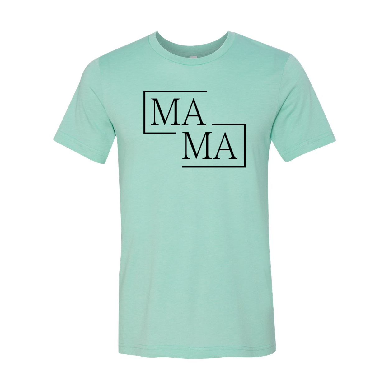 A stylish unisex Mama Shirt made from soft ring spun cotton, available in multiple colors and sizes, featuring a classic crew neck and short sleeves.