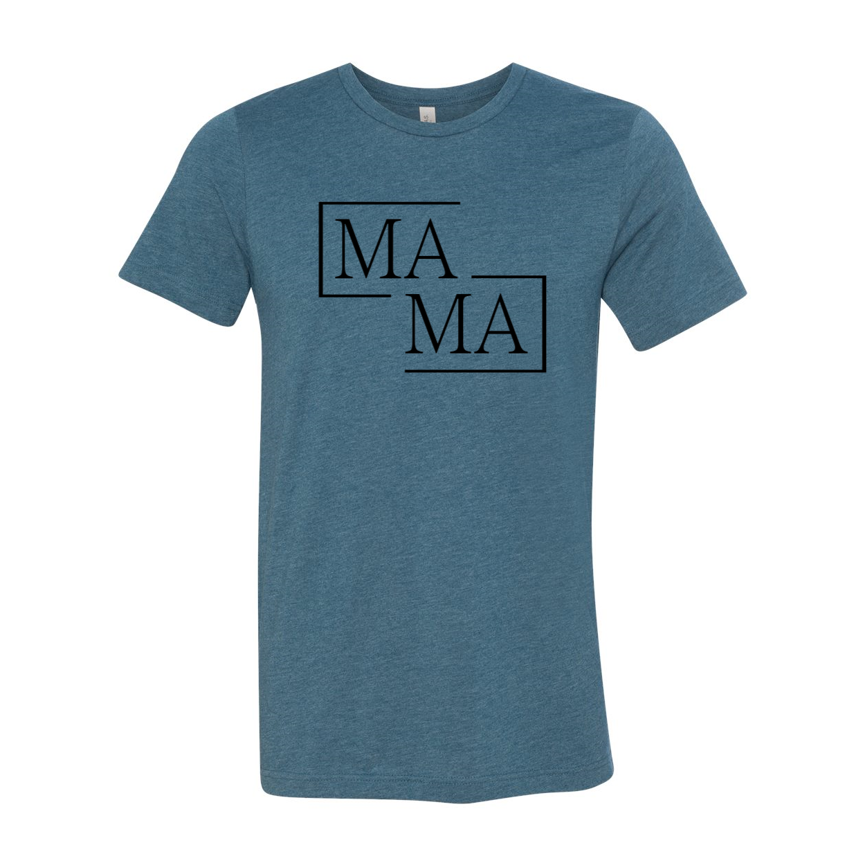 A stylish unisex Mama Shirt made from soft ring spun cotton, available in multiple colors and sizes, featuring a classic crew neck and short sleeves.