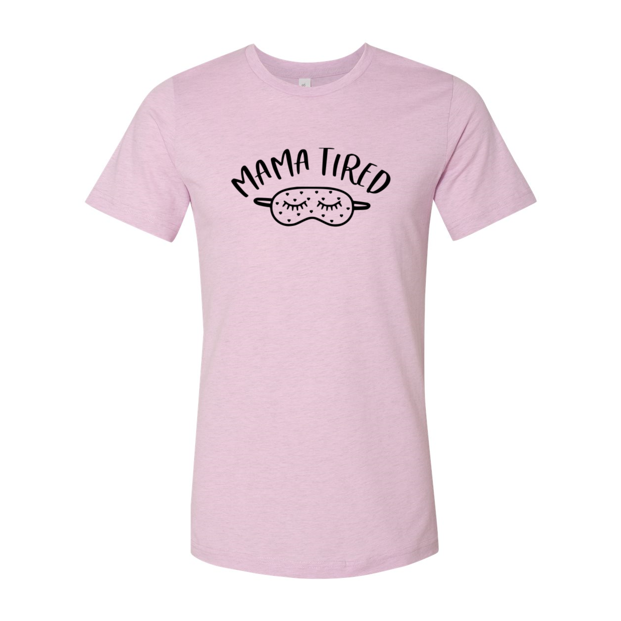 Mama Tired Shirt in various colors, showcasing its soft fabric and stylish design.