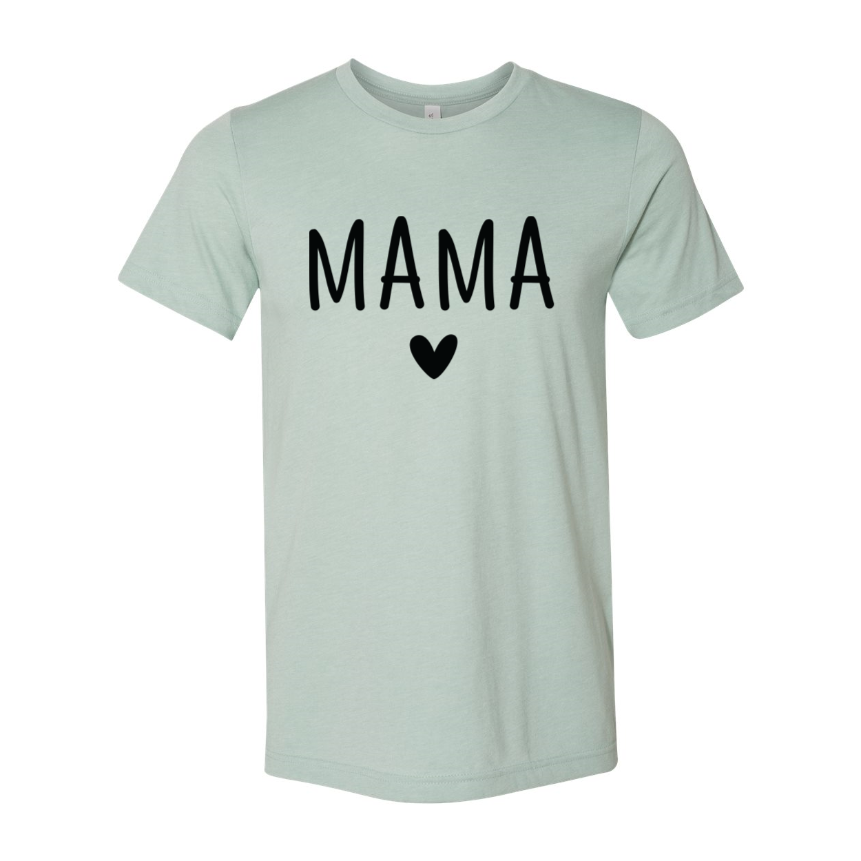 Mama T-shirt in various sizes, showcasing its unisex design and soft fabric.