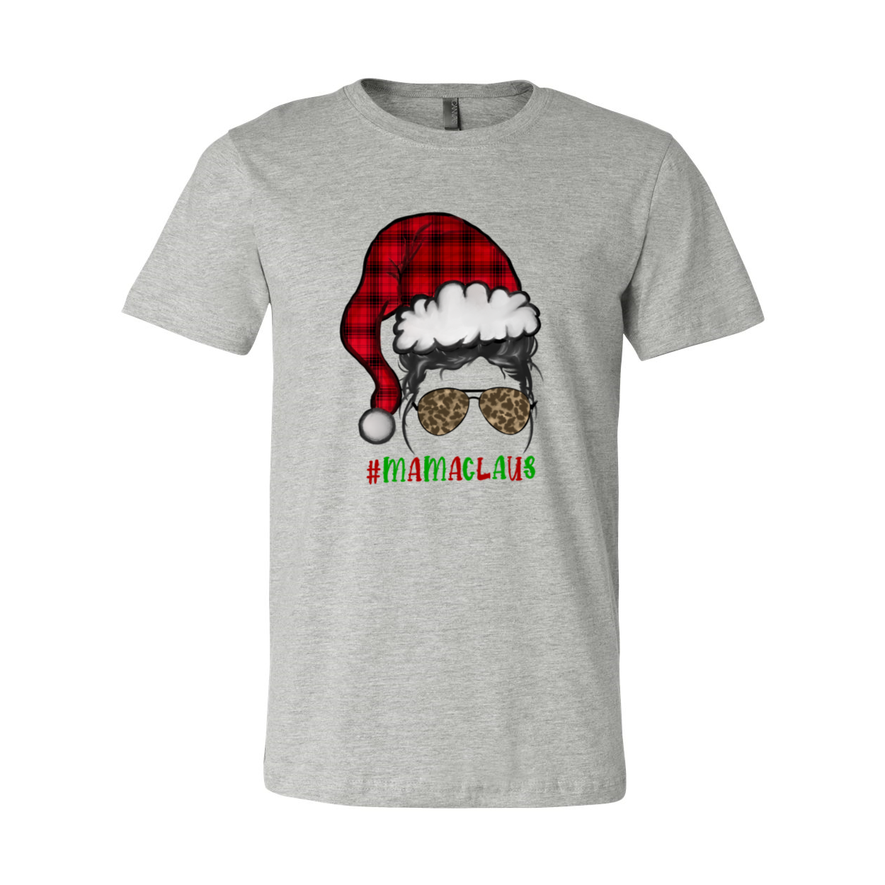 MamaClaus Shirt in various colors, showcasing its unisex design and soft fabric.