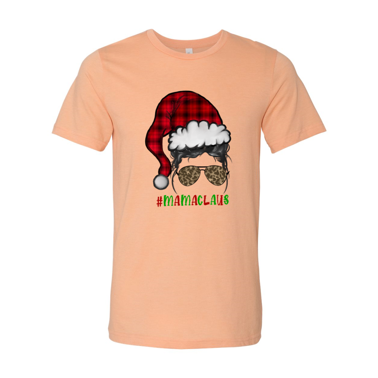 MamaClaus Shirt in various colors, showcasing its unisex design and soft fabric.