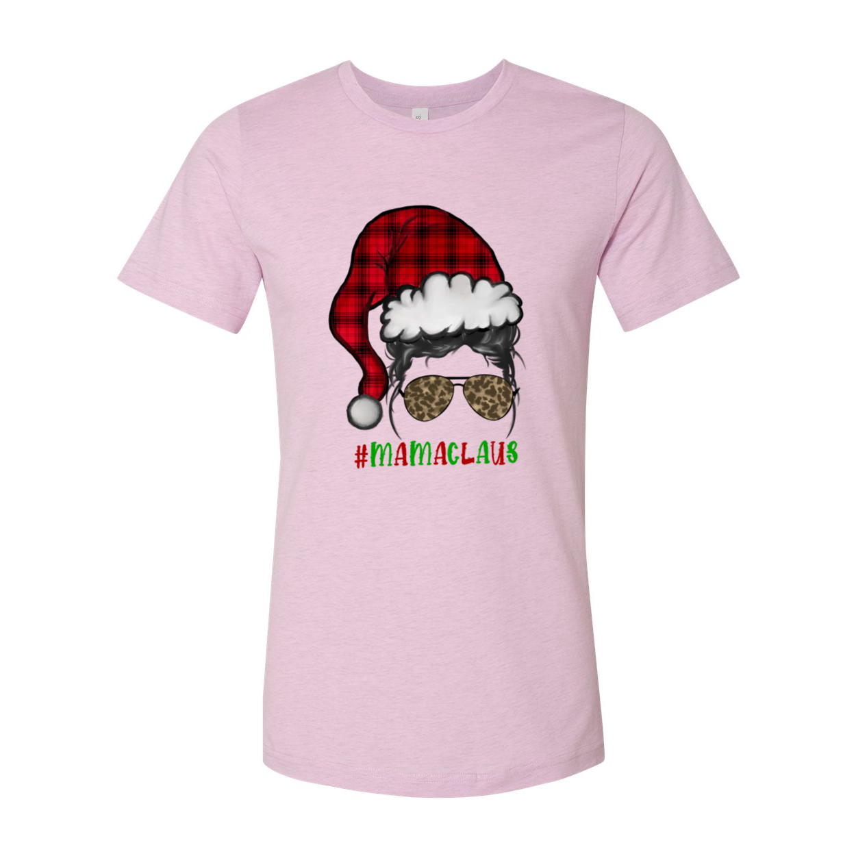 MamaClaus Shirt in various colors, showcasing its unisex design and soft fabric.