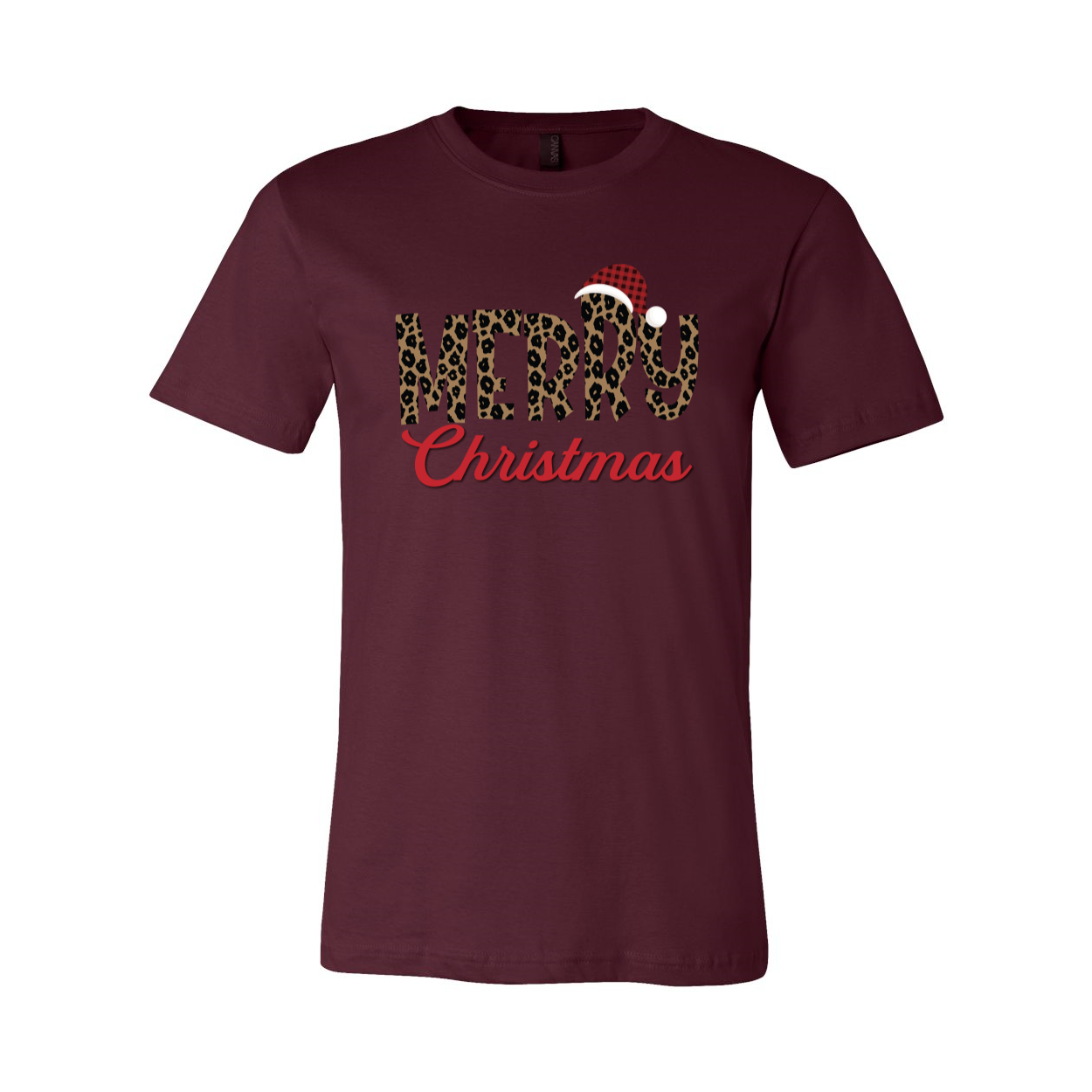 A Merry Christmas Shirt in vibrant colors, showcasing a festive design perfect for holiday celebrations.