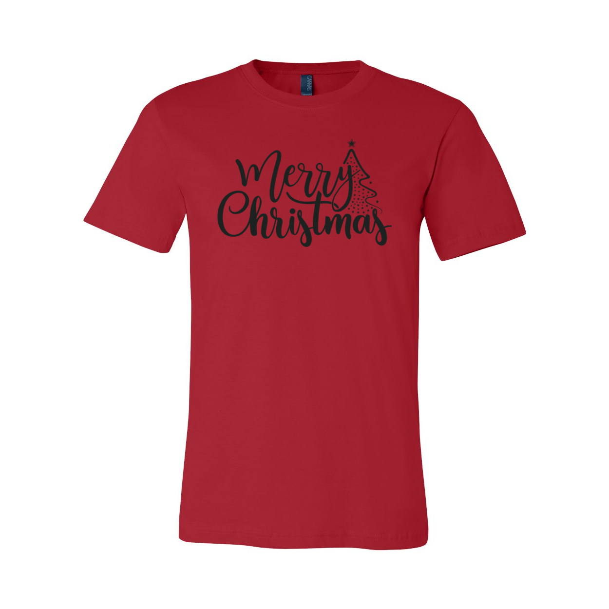 A Merry Christmas Shirt in vibrant colors, showcasing its soft fabric and festive design, perfect for holiday celebrations.