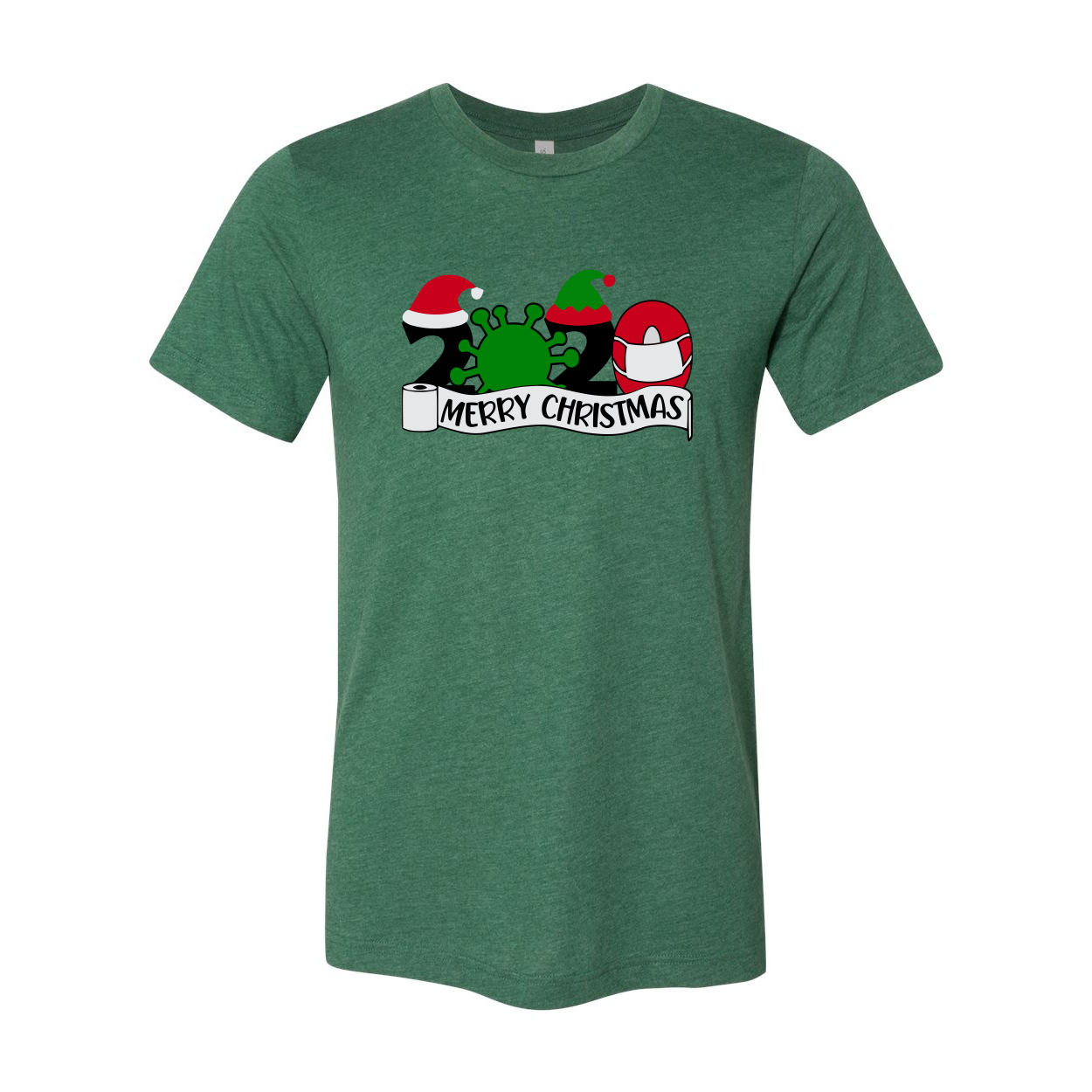 A Merry Christmas Shirt displayed in various colors, showcasing its soft fabric and festive design, perfect for holiday celebrations.