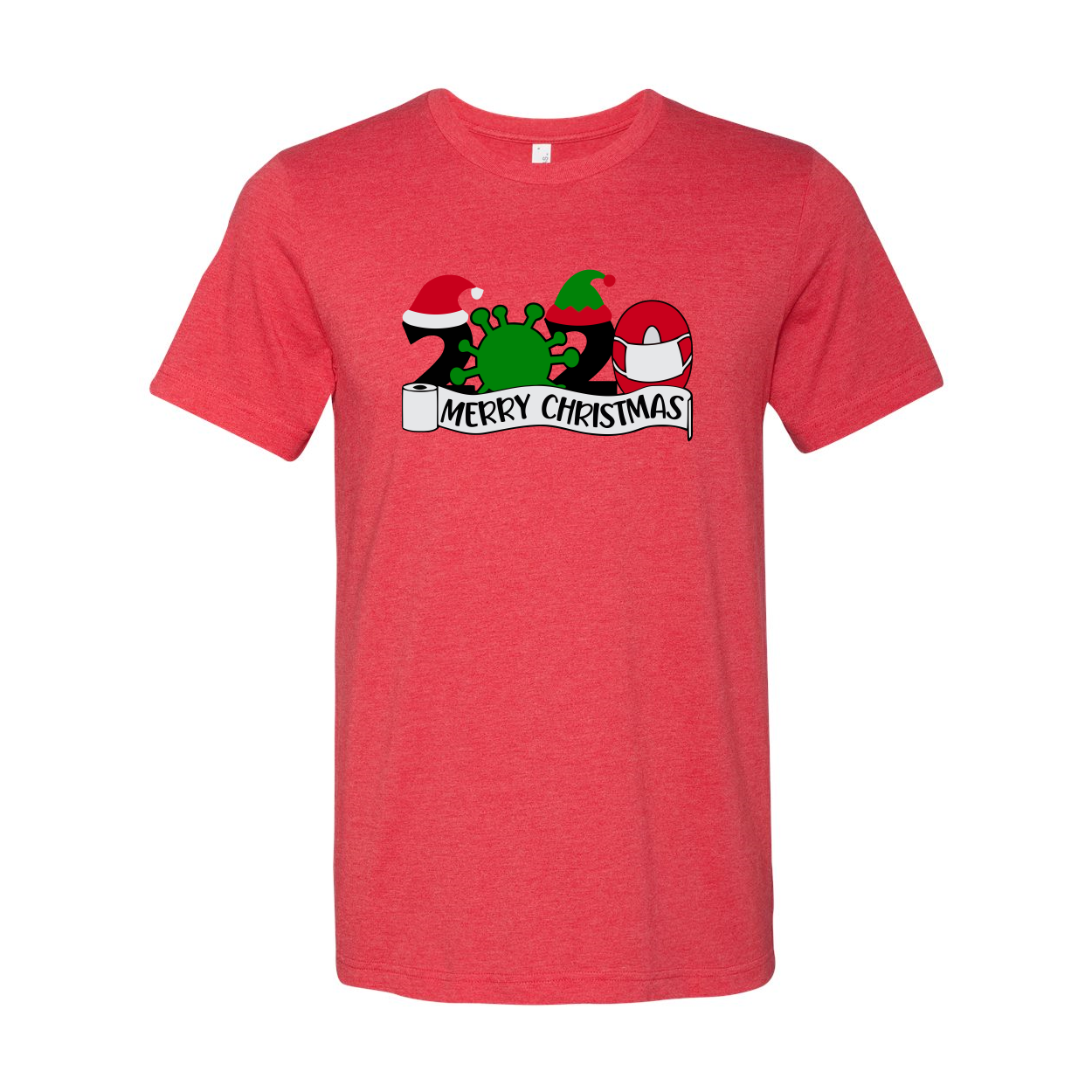 A Merry Christmas Shirt displayed in various colors, showcasing its soft fabric and festive design, perfect for holiday celebrations.