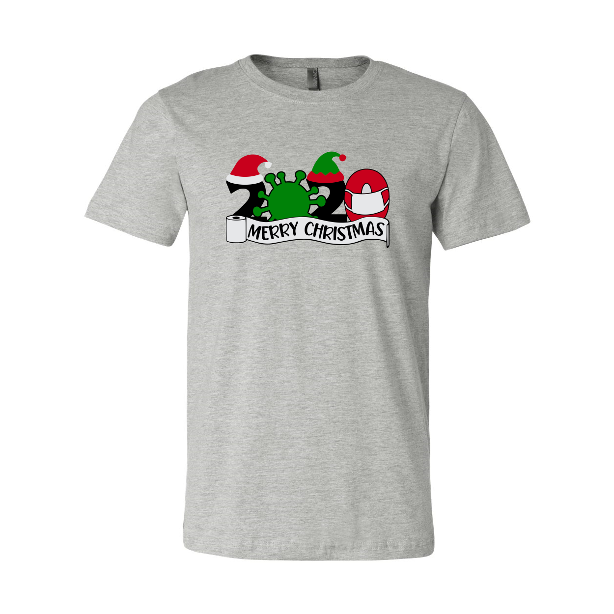 A Merry Christmas Shirt displayed in various colors, showcasing its soft fabric and festive design, perfect for holiday celebrations.