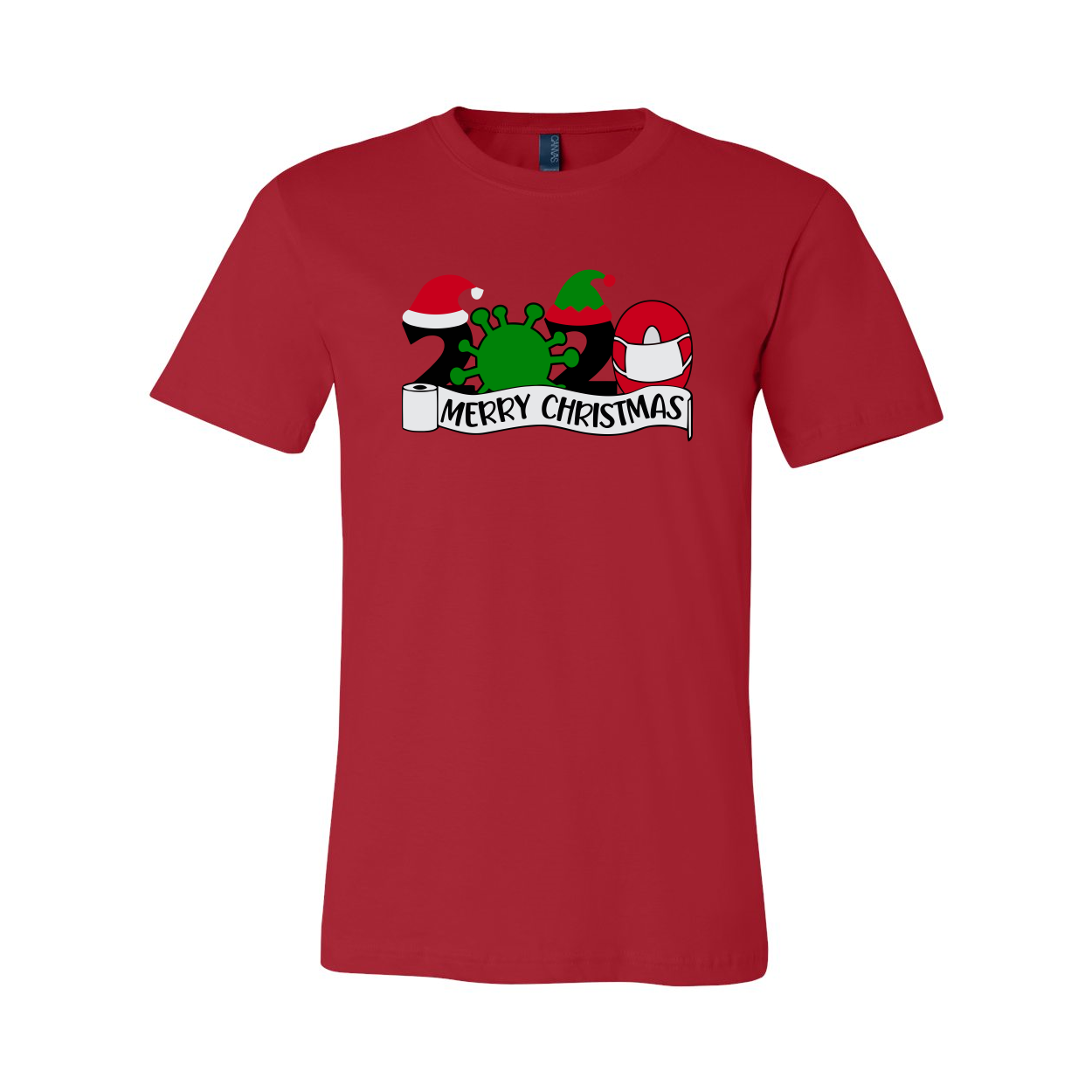 A Merry Christmas Shirt displayed in various colors, showcasing its soft fabric and festive design, perfect for holiday celebrations.