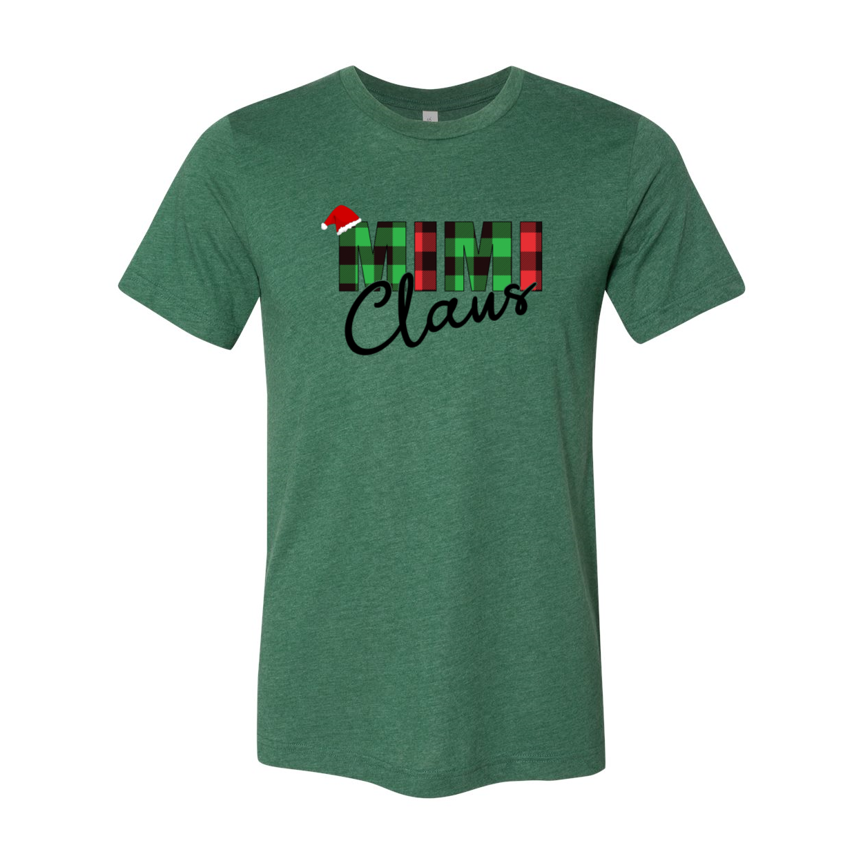 Mimi Claus Shirt in various colors, showcasing its unisex design and soft fabric.