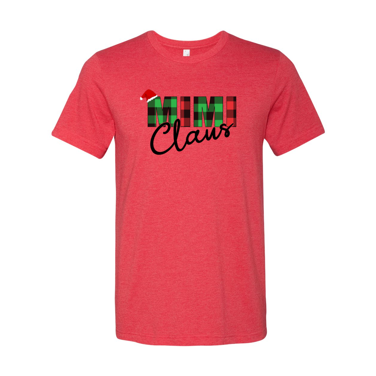 Mimi Claus Shirt in various colors, showcasing its unisex design and soft fabric.