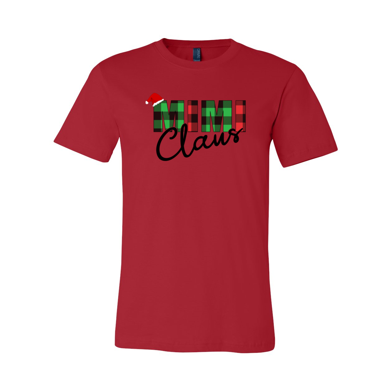 Mimi Claus Shirt in various colors, showcasing its unisex design and soft fabric.