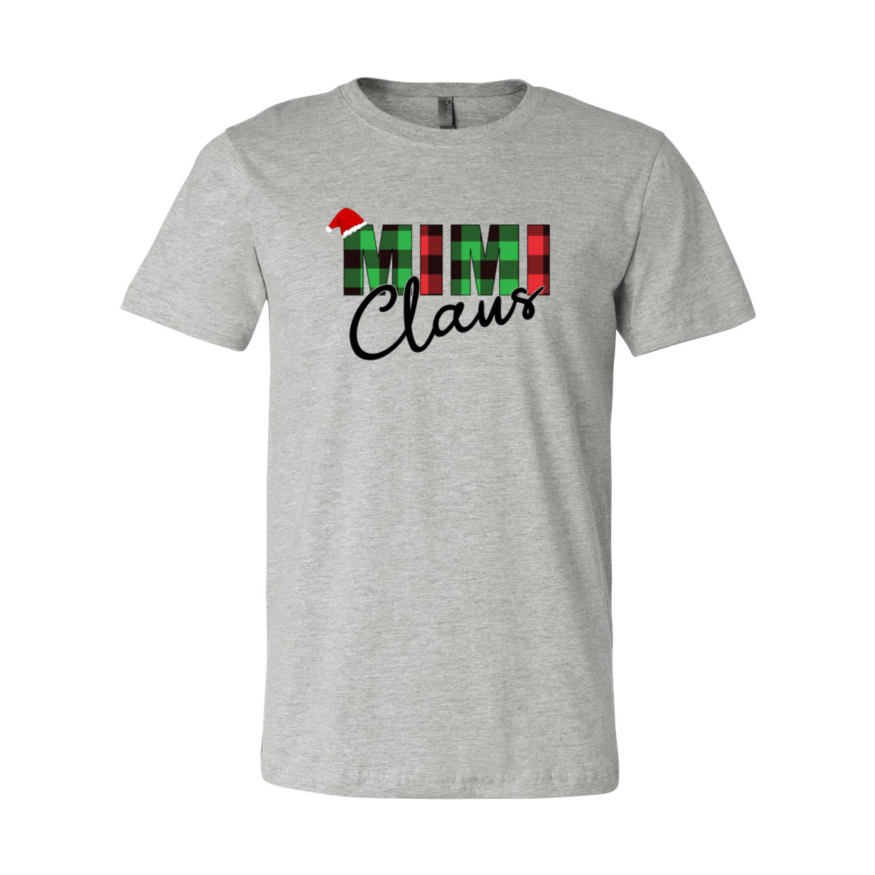 Mimi Claus Shirt in various colors, showcasing its unisex design and soft fabric.