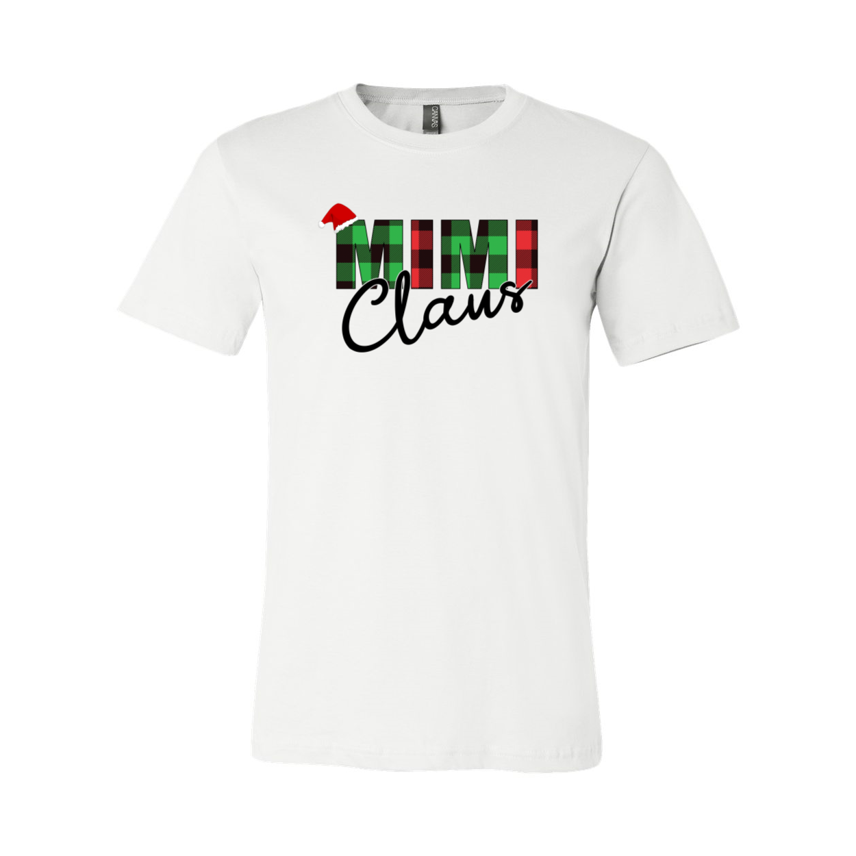 Mimi Claus Shirt in various colors, showcasing its unisex design and soft fabric.