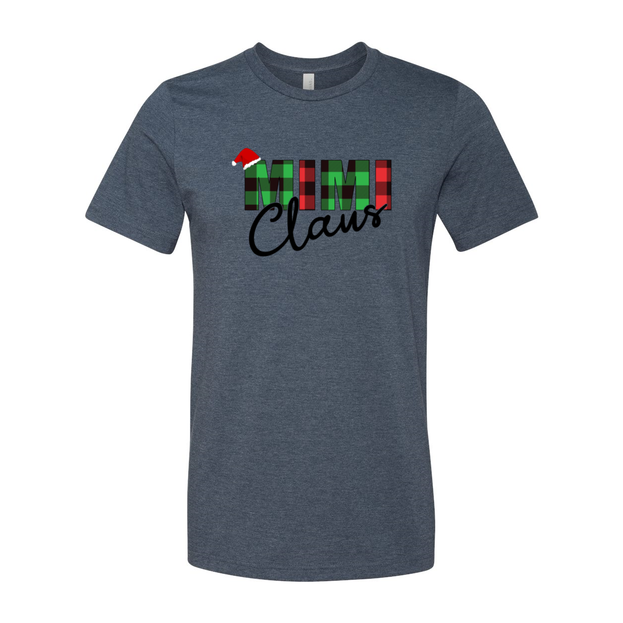 Mimi Claus Shirt in various colors, showcasing its unisex design and soft fabric.