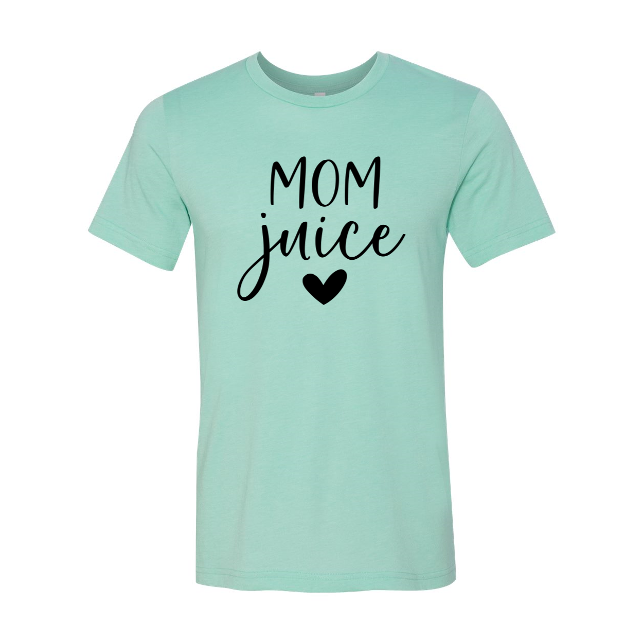 Mom Juice Shirt in various colors, showcasing its unisex design and comfortable fit.