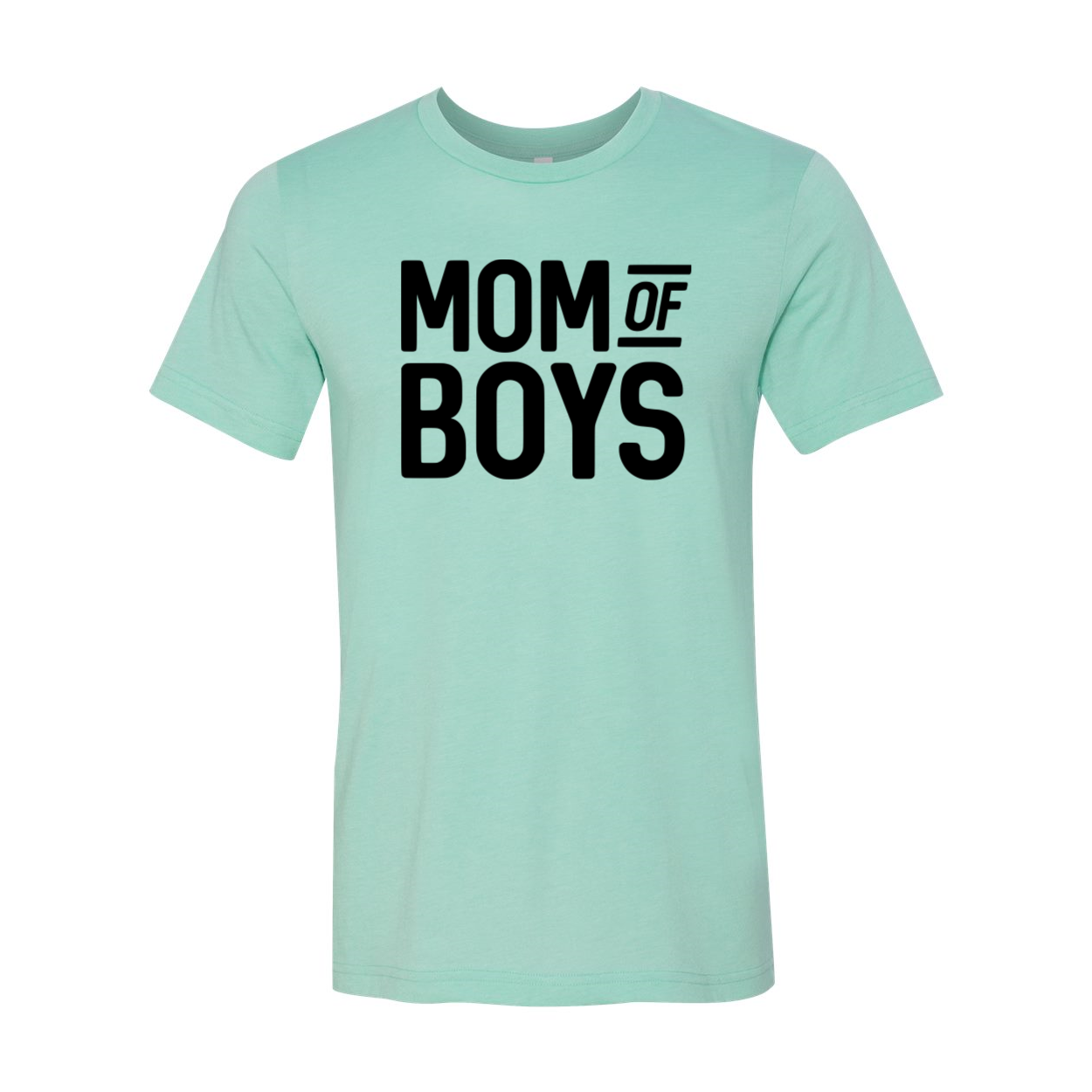 Mom Of Boys Shirt in various colors, showcasing its comfortable fit and stylish design.