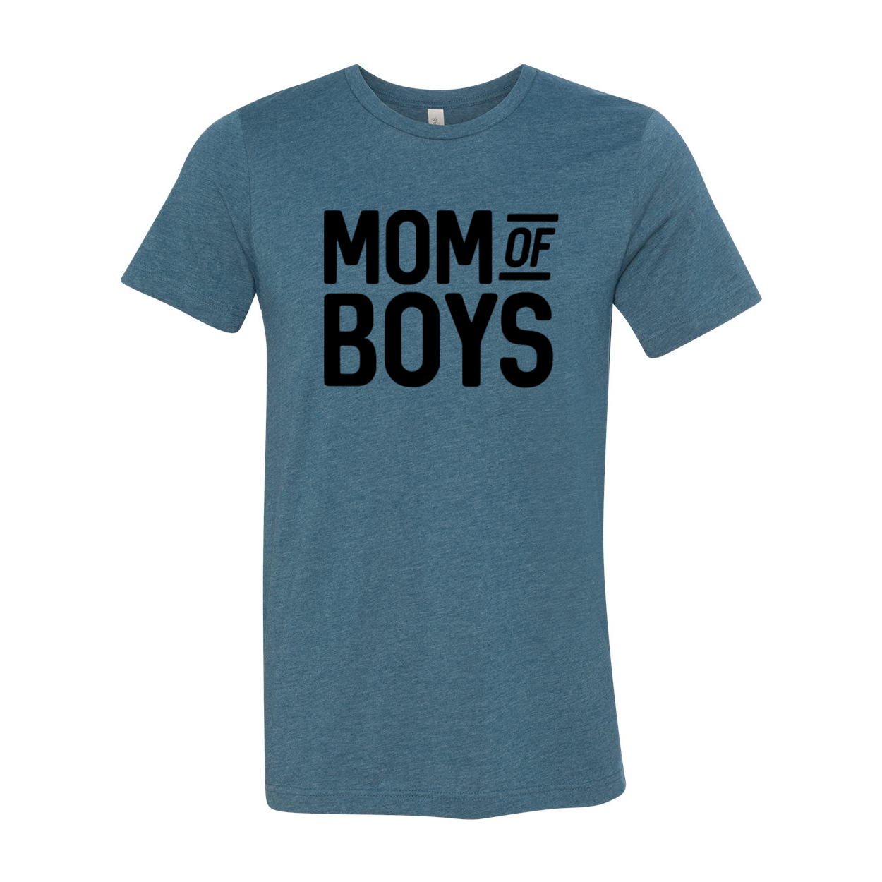 Mom Of Boys Shirt in various colors, showcasing its comfortable fit and stylish design.