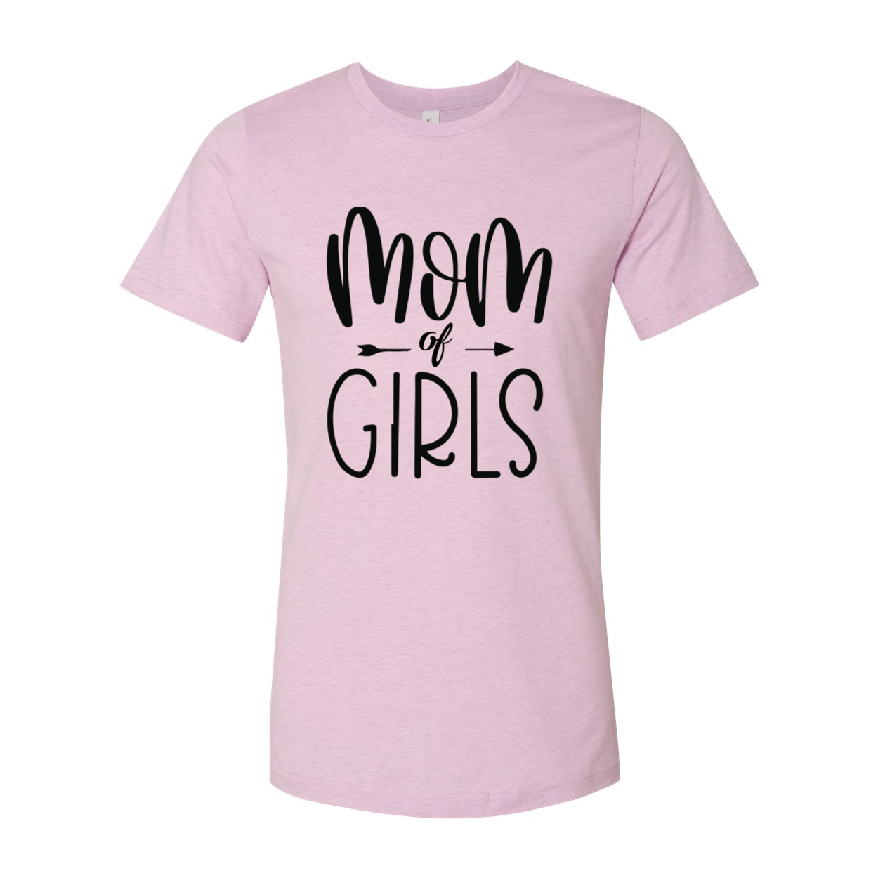 Mom Of Girls Shirt in various colors, showcasing its comfortable fit and stylish design.